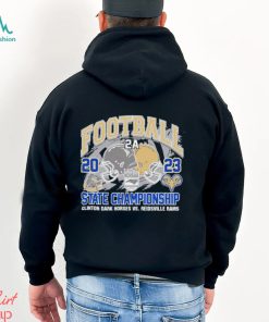 NCHSAA 2A Football 2023 State Champions Clinton Dark Horses Vs Reidsville Rams Helmet Shirt