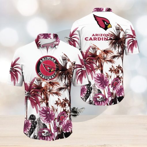 NFL Arizona Cardinals Hawaii Shirt Palm Tree Aloha Shirt For Fans