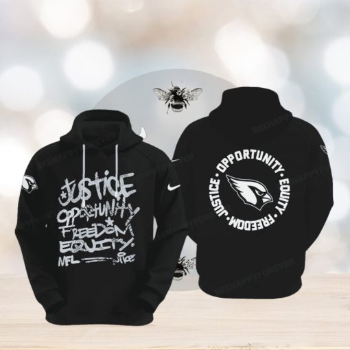 NFL Arizona Cardinals Justice Opportunity Equity Freedom Hoodie