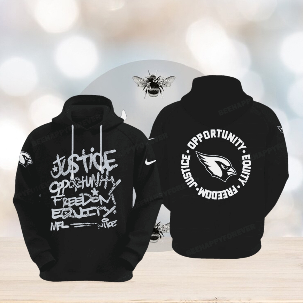 NFL Arizona Cardinals Justice Opportunity Equity Freedom Hoodie NFL Arizona Cardinals Justice Opportunity Equity Freedom Hoodie