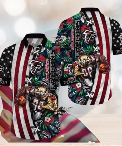 NFL Atlanta Falcons Hawaii Shirt Mascot Aloha Summer Shirt