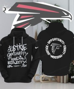 NFL Atlanta Falcons Justice Opportunity Equity Freedom Hoodie