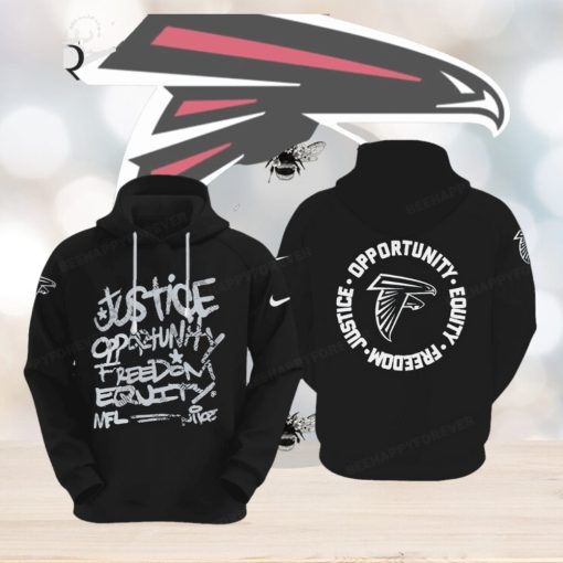 NFL Atlanta Falcons Justice Opportunity Equity Freedom Hoodie
