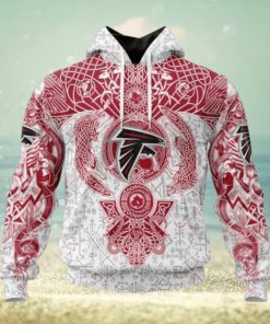 NFL Atlanta Falcons Norse Viking Symbols 3D Hoodie