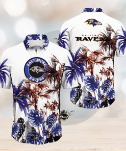 NFL Baltimore Ravens Hawaii Shirt Palm Tree Aloha Shirt For Fans