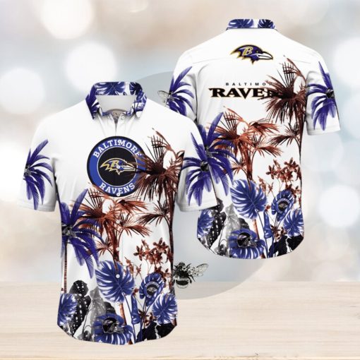 NFL Baltimore Ravens Hawaii Shirt Palm Tree Aloha Shirt For Fans