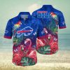 NFL Houston Texans Hawaii Shirt Flamingo And Flower Aloha Shirt