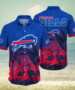 NFL Buffalo Bills Hawaii Shirt Flamingo And Flower Funny Aloha Shirt