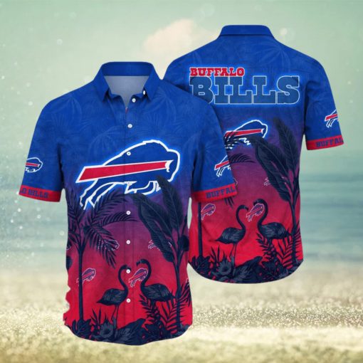 NFL Buffalo Bills Hawaii Shirt Flamingo And Flower Funny Aloha Shirt