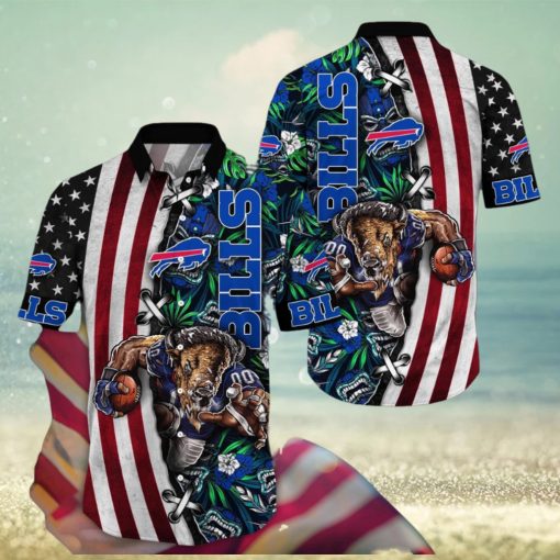 NFL Buffalo Bills Hawaii Shirt Mascot Aloha Summer Shirt