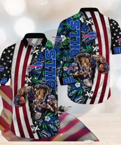 NFL Buffalo Bills Hawaii Shirt Mascot Aloha Summer Shirt