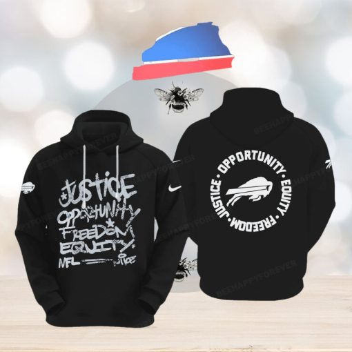 NFL Buffalo Bills Justice Opportunity Equity Freedom Hoodie