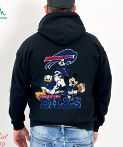 NFL Buffalo Bills Mickey Mouse Donald Duck Goofy Football T Shirt