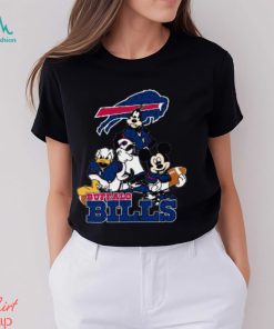 NFL Buffalo Bills Mickey Mouse Donald Duck Goofy Football T Shirt