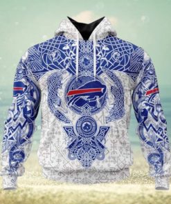 NFL Buffalo Bills Norse Viking Symbols 3D Hoodie