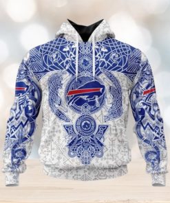 NFL Buffalo Bills Norse Viking Symbols 3D Hoodie