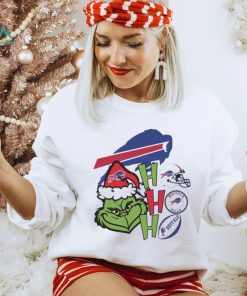 NFL Buffalo Bills football Grinch ho ho ho helmet logo shirt