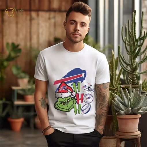 NFL Buffalo Bills football Grinch ho ho ho helmet logo shirt