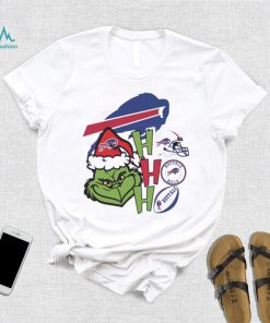 NFL Buffalo Bills football Grinch ho ho ho helmet logo shirt