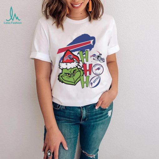 NFL Buffalo Bills football Grinch ho ho ho helmet logo shirt