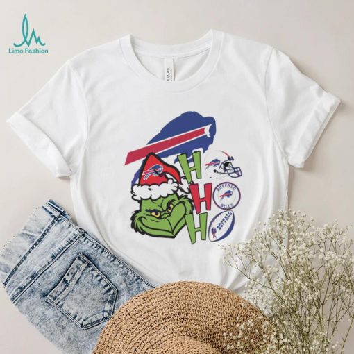 NFL Buffalo Bills football Grinch ho ho ho helmet logo shirt
