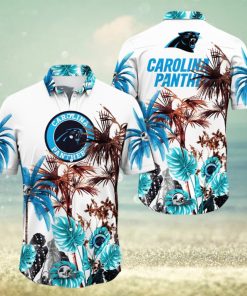 NFL Carolina Panthers Hawaii Shirt Palm Tree Aloha Shirt For Fans