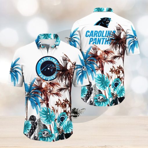 NFL Carolina Panthers Hawaii Shirt Palm Tree Aloha Shirt For Fans