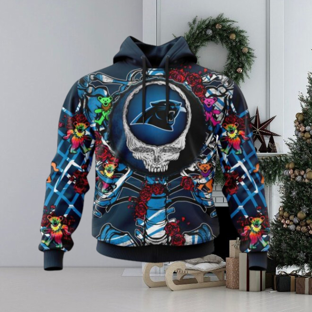 NFL Carolina Panthers Mix Grateful Dead, Personalized Name & Number Specialized Concepts Kits 3D Hoodie NFL Carolina Panthers Mix Grateful Dead, Personalized Name & Number Specialized Concepts Kits 3D Hoodie