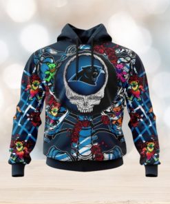 NFL Carolina Panthers Mix Grateful Dead, Personalized Name & Number Specialized Concepts Kits 3D Hoodie