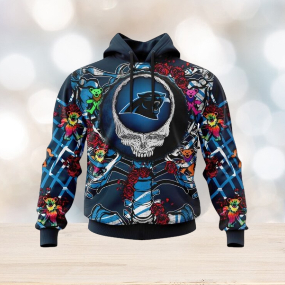 NFL Carolina Panthers Mix Grateful Dead, Personalized Name & Number Specialized Concepts Kits 3D Hoodie NFL Carolina Panthers Mix Grateful Dead, Personalized Name & Number Specialized Concepts Kits 3D Hoodie