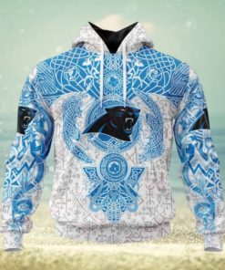 NFL Carolina Panthers Norse Viking Symbols 3D Hoodie