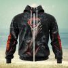 Manchester United Gray Black Zip Up Hoodie