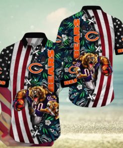 NFL Chicago Bears Hawaii Shirt Mascot Aloha Summer Shirt