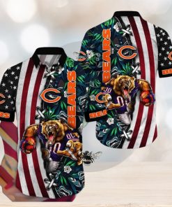 NFL Chicago Bears Hawaii Shirt Mascot Aloha Summer Shirt