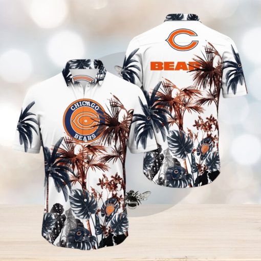 NFL Chicago Bears Hawaii Shirt Palm Tree Aloha Shirt For Fans