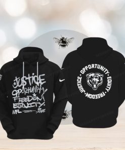 NFL Chicago Bears Justice Opportunity Equity Freedom Hoodie
