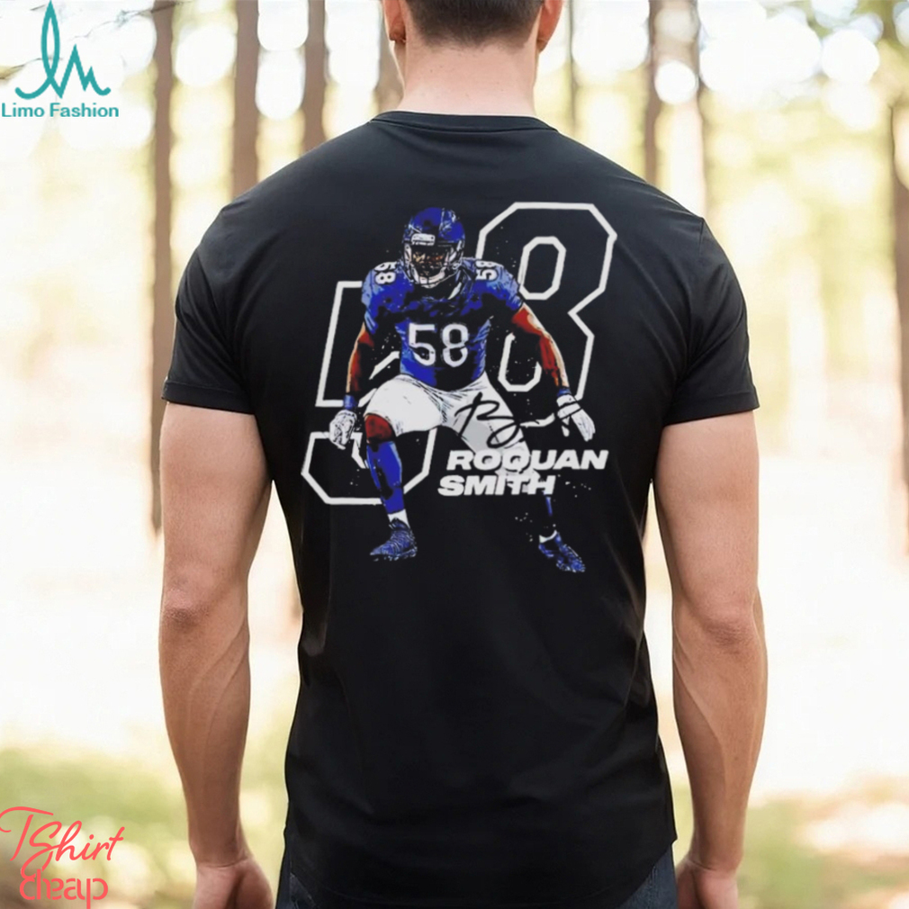 NFL Chicago Bears Roquan Smith Offset W shirt NFL Chicago Bears Roquan Smith Offset W shirt