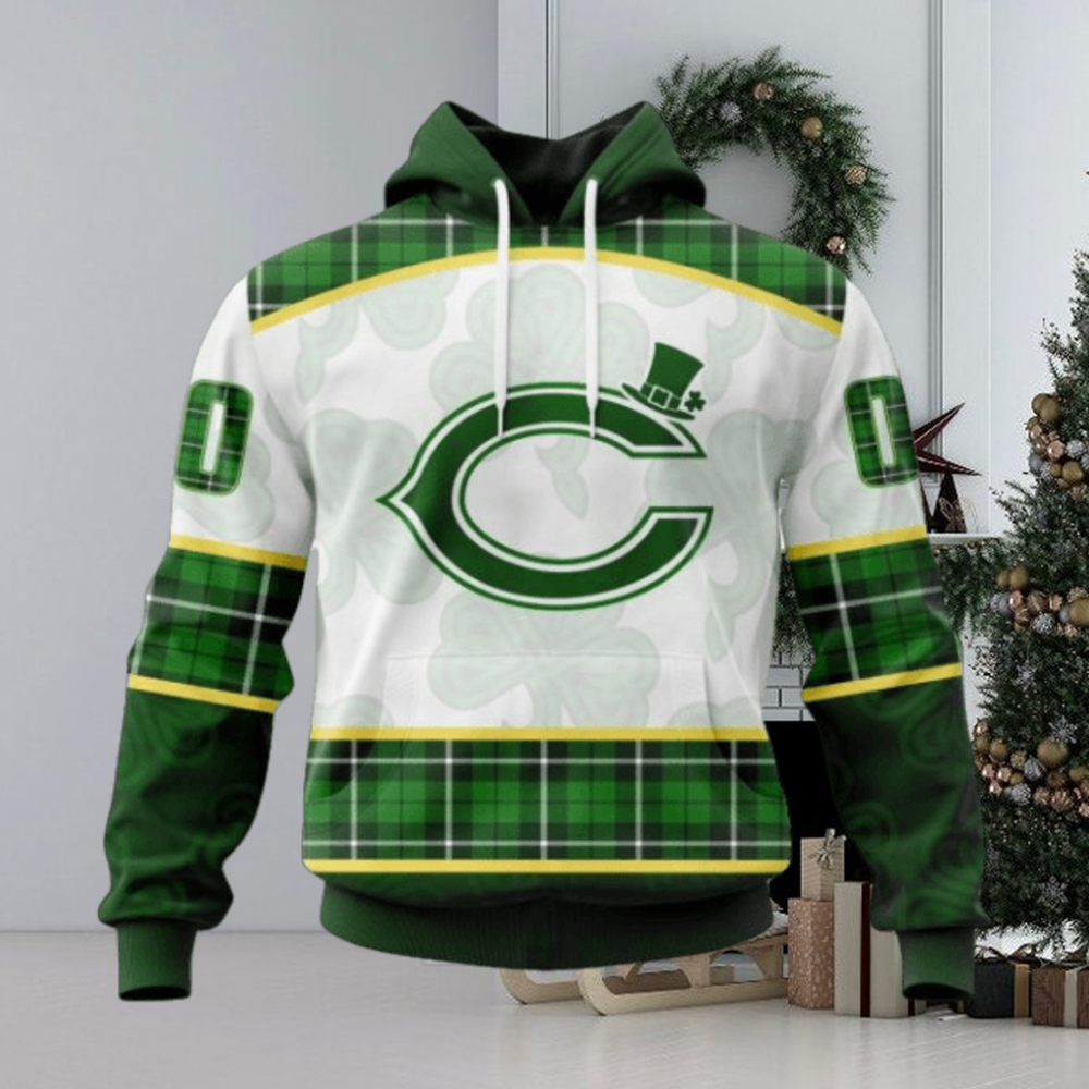 NFL Chicago Bears Special Design For St. Patrick Day Hoodie NFL Chicago Bears Special Design For St. Patrick Day Hoodie