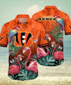 NFL Cincinnati Bengals Hawaii Shirt Flamingo And Flower Aloha Shirt