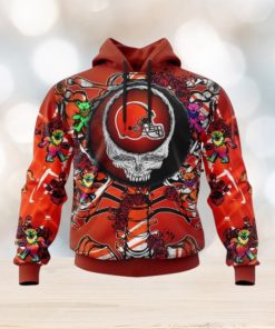 NFL Cleveland Browns Mix Grateful Dead, Personalized Name & Number Specialized Concepts Kits 3D Hoodie, hoodie, sweater, long sleeve and tank top NFL Cleveland Browns Mix Grateful Dead, Personalized Name & Number Specialized Concepts Kits 3D Hoodie