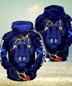 NFL Dallas Cowboys Custom Name One Nation Under God Pullover Hoodie Ver 7