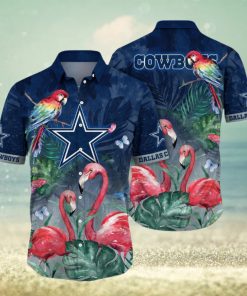 NFL Dallas Cowboys Hawaii Shirt Flamingo And Flower Aloha Shirt