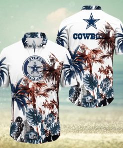 NFL Dallas Cowboys Hawaii Shirt Palm Tree Aloha Shirt For Fans