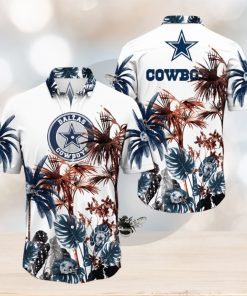 NFL Dallas Cowboys Hawaii Shirt Palm Tree Aloha Shirt For Fans