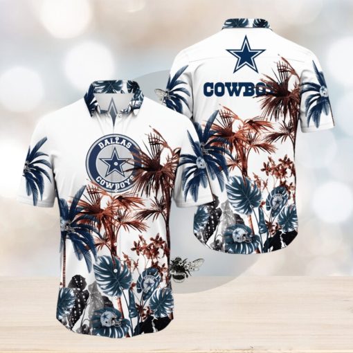 NFL Dallas Cowboys Hawaii Shirt Palm Tree Aloha Shirt For Fans