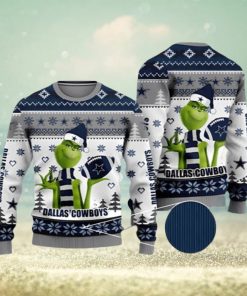 NFL Dallas Cowboys The Grinch New Ugly Christmas Sweater Xmas 3D Printed Christmas Sweater Gift