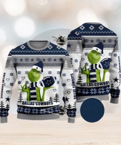 NFL Dallas Cowboys The Grinch New Ugly Christmas Sweater Xmas 3D Printed Christmas Sweater Gift