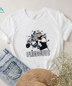 NFL Dallas Cowboys football Dak Prescott player Prescott action pose draw shirt