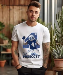 NFL Dallas Cowboys football Dak Prescott player action pose draw shirt