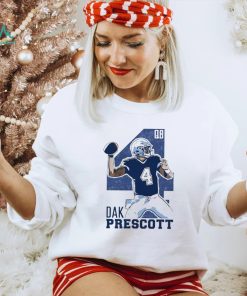 NFL Dallas Cowboys football Dak Prescott player action pose draw shirt, hoodie, sweater, long sleeve and tank top NFL Dallas Cowboys football Dak Prescott player action pose draw shirt
